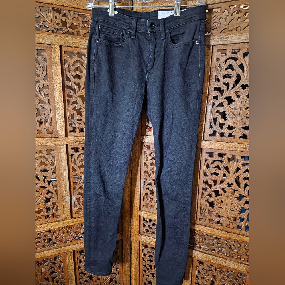 rag & bone Black Skinny Jeans